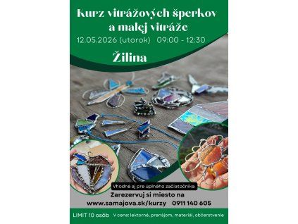 Vitrážový šperk ZA 12.05.