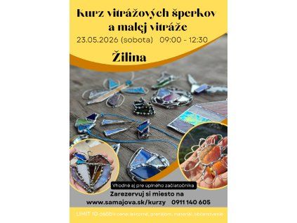 Vitrážový šperk ZA 23.05.