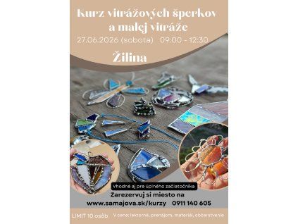 Vitrážový šperk ZA 27.06