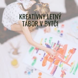 Pozývame všetky deti na poldenný KREATÍVNY tábor v Bytči. Pre viac info: andrea@samajova.sk