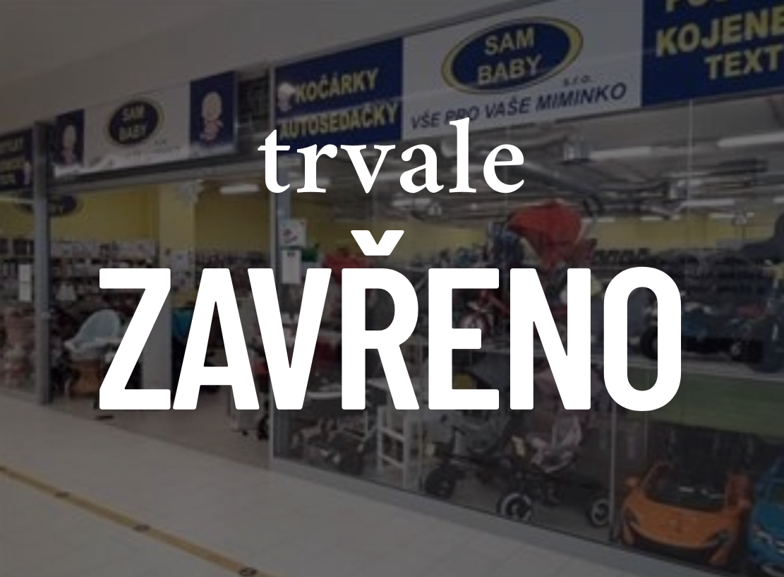 Prodejna v Opavě -trvale zavřena