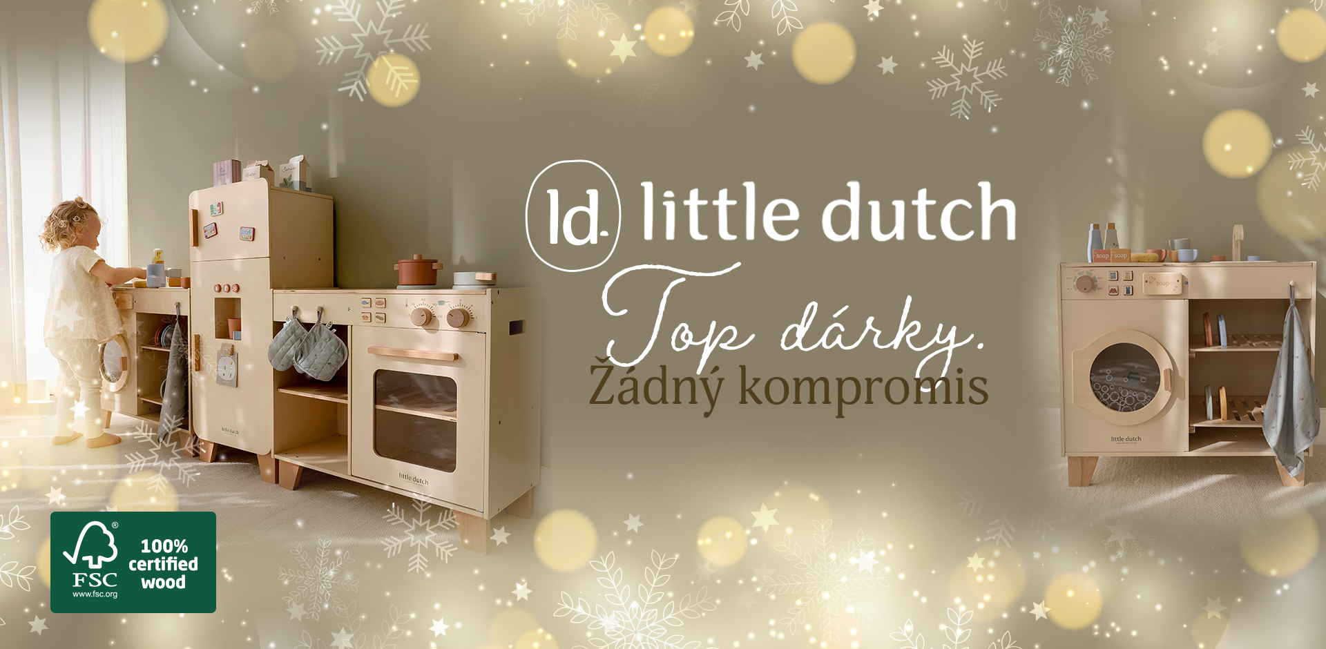 Little Dutch Vánoční baner