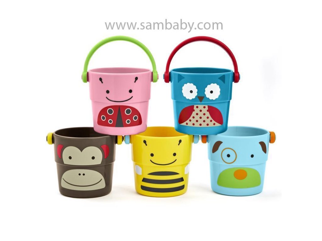 Skip Hop Zoo hračka do vody Sada kbelíků 9m+