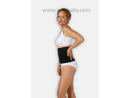 Carriwell Pás po porodu stahovací Belly Binder - ČERNÝ - L/XL pro obvod bříška 101 – 140 cm
