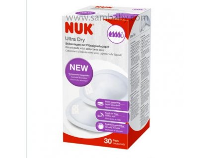 NUK prsní polštářky Ultra Dry 30ks