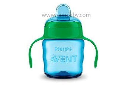 Philips AVENT Hrneček pro první doušky Classic 200 ml s držadly chlapec