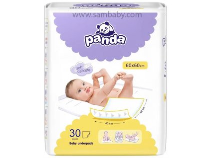 Panda Bella Happy Dětské přebalovací podložky 60x60 cm - 30ks