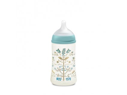 SUAVINEX GOLD kojenecká láhev 270ml FYZIOL PRŮTOK M - modrá