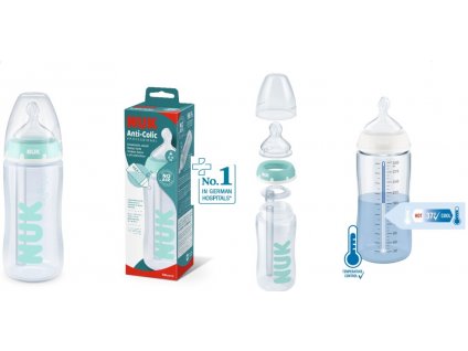 NUK Anti-Colic Professional s kontrolou teploty 300 ml