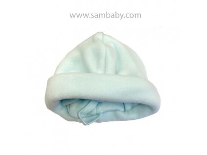 Eevi zimní čepice flauš zavazovací mint - vel.68