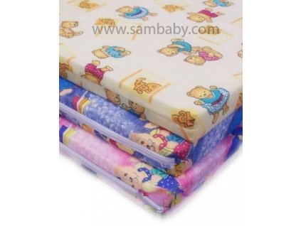 Danpol matrace do postýlky molitanová 120/60/6cm -barva modrá