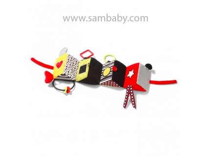 Babyono Plyšová edukační hračka Omnibus C - More Collection