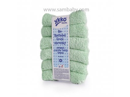 Xkko bio bavlněné froté ubrousky Organic 21x21- Min