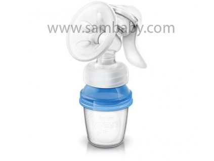 Philips AVENT Odsávačka manuální NATURAL + VIA pohárky 180 ml 330/13