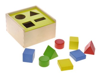 Big tree Vkládačka dřevěná barevná