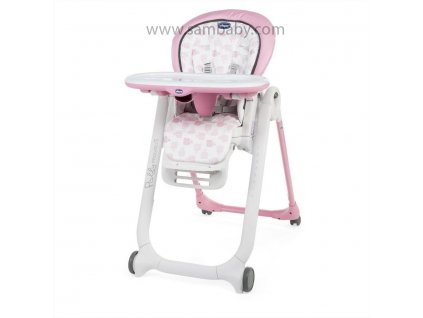 Chicco Židlička jídelní Polly Progres 5 Pink