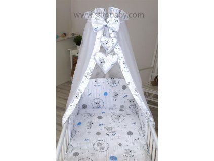 Amy Povlečení do postýlky 4.díl srnka modrá