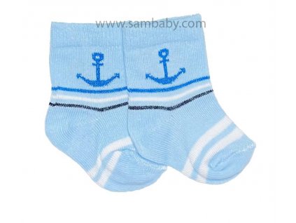 Tombis Dětské ponožky 35 kotva modré