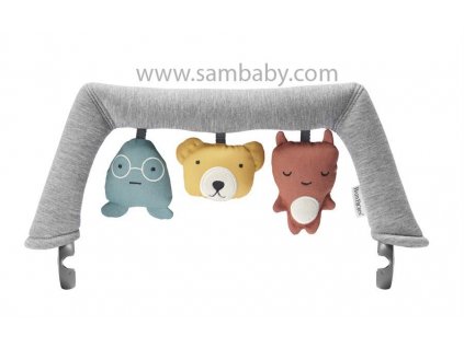 BabyBjörn Hračka na lehátko textilní zvířátka, Soft Friends