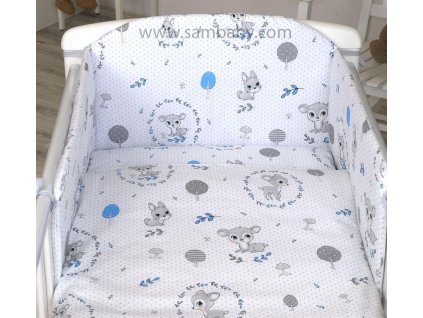 Amy Povlečení do postýlky 3.díl srnka modrá