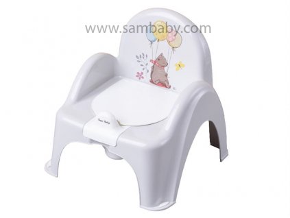 Tega Baby Nočník křesílko s protiskluzovou ochranou - šedý