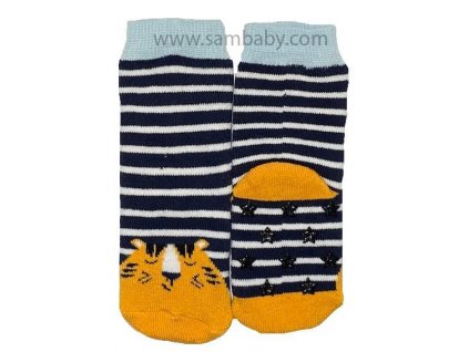 Tombis Dětské ponožky froté ABS 24 tygr