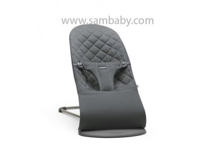 BabyBjörn Lehátko Bouncer Bliss Anthracite cotton