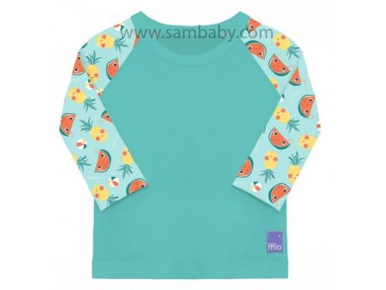 Bambino Mio Dětské tričko do vody s rukávem, UV 50+, Tropical - XL- (12-15 kg)
