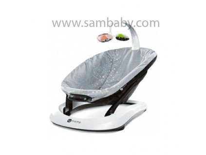 4MOMS Lehátko bounceRoo plusch SILVER