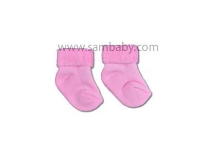 Tombis Dětské ponožky froté 16 růžové