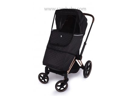 Cottonmoose Pláštěnka kočárku Black