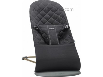 BabyBjörn Lehátko Bouncer Bliss Black cotton