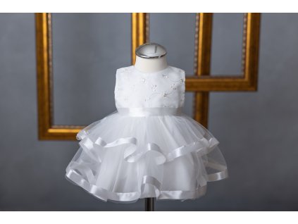 Dětské šaty na svatbu- slavnost č.2 vel. 80/86