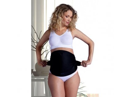 Carriwell Těhotenský nastavitelný podpůrný pás přes bříško- ČERNÝ S/M