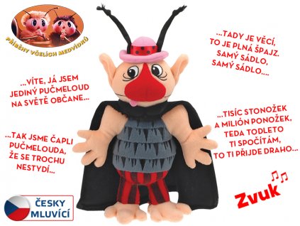 Příběhy včelích medvídků Pučmeloud plyšový 37cm česky mluvící na baterie 0m+