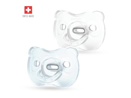 Medela Baby měkký celosilikonový dudlík 0-6m -kluk