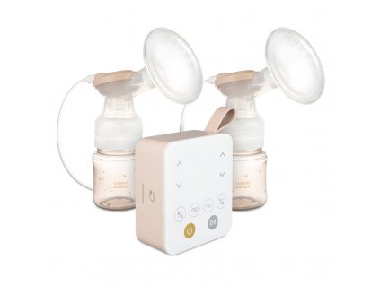 Canpol babies Dvojitá elektrická odsávačka mateřského mléka 2v1 s nosním nástavcem ExpressCare