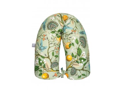 Fiki Miki Kojící polštář bavlna - květy zelené