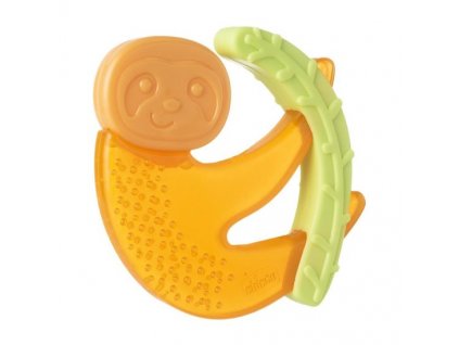 CHICCO Kousátko chladící Fresh Lemur oranžový 4m+