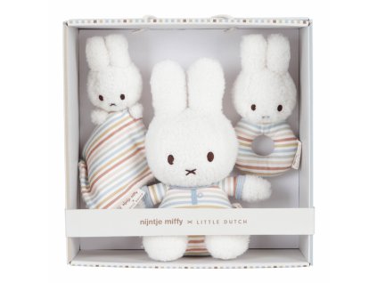 Little Dutch Dárková sada králíček Miffy Vintage Proužky