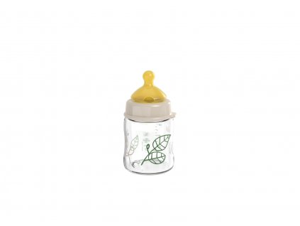 NIP CHERRY GREEN láhev sklo,široká,kaučuk-S,120ml béžová