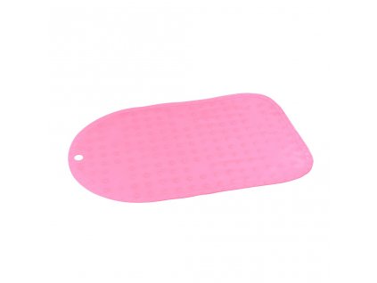 Babyono Podložka protiskluzová do vany 70x35 cm -transparent růžová