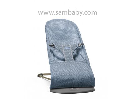 BabyBjörn Lehátko Bouncer Bliss Slate Blue Mesh