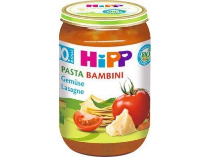 HiPP BIO PASTA BAMBINI Zeleninové lasagne, 220 g, 10m+