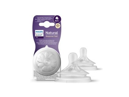 Philips AVENT savička Natural Response 6 na kaši 3m+, 2 ks