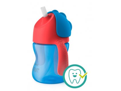 Philips Avent Hrneček s ohebným brčkem 9m+ 200ml modrý