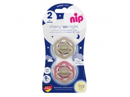 nip cherry air night siditko kaucuk 6m 2ks brown red