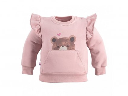 12800 bluza h b kangur roz