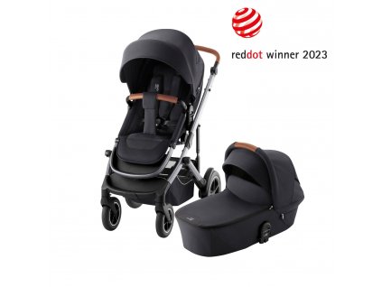 BRITAX RÖMER Set kočárek Smile 5Z + hluboká korba, Fossil Grey