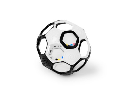 Bright Starts Hračka Oball RATTLE GOALS 10 cm Black & White 0m+